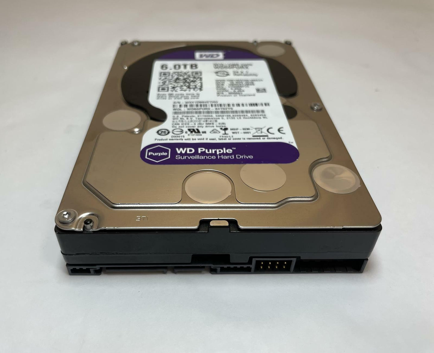 WESTERN DIGITAL WD60PURX-64T0ZY0 3.5" 6TB Internal Surveillance SATA HDD
