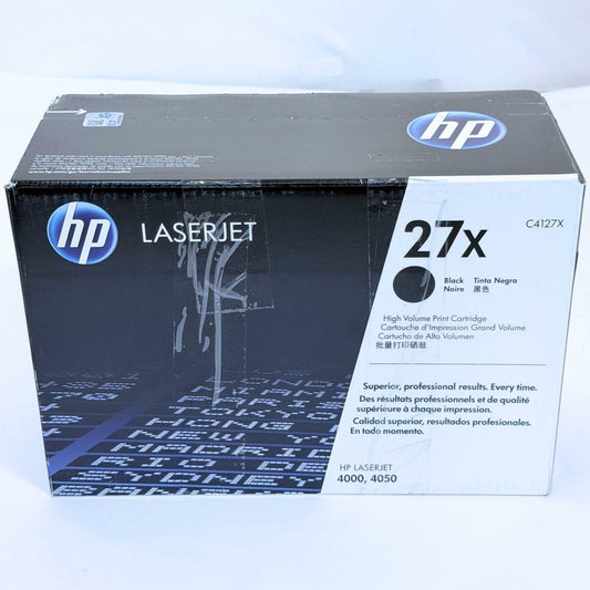 NEW Sealed Genuine HP 27A C4127A LaserJet Toner Cartridge Black