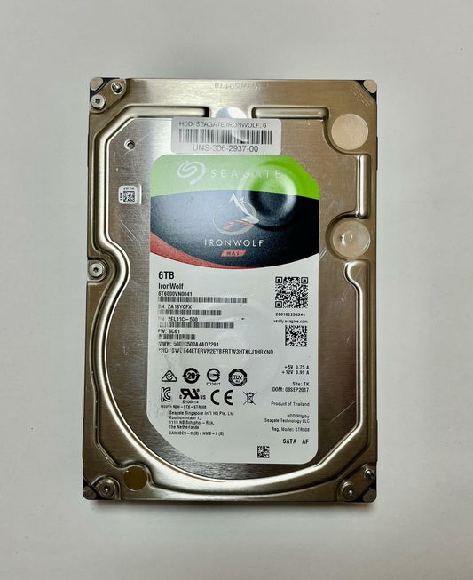 SEAGATE IRONWOLF ST6000VN0041 6TB 3.5" SATA Internal HDD