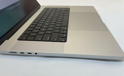 APPLE MacBook Pro A2485 2021 16" M1 Pro 16GB 512GB SSD Silver Tahoe -Good