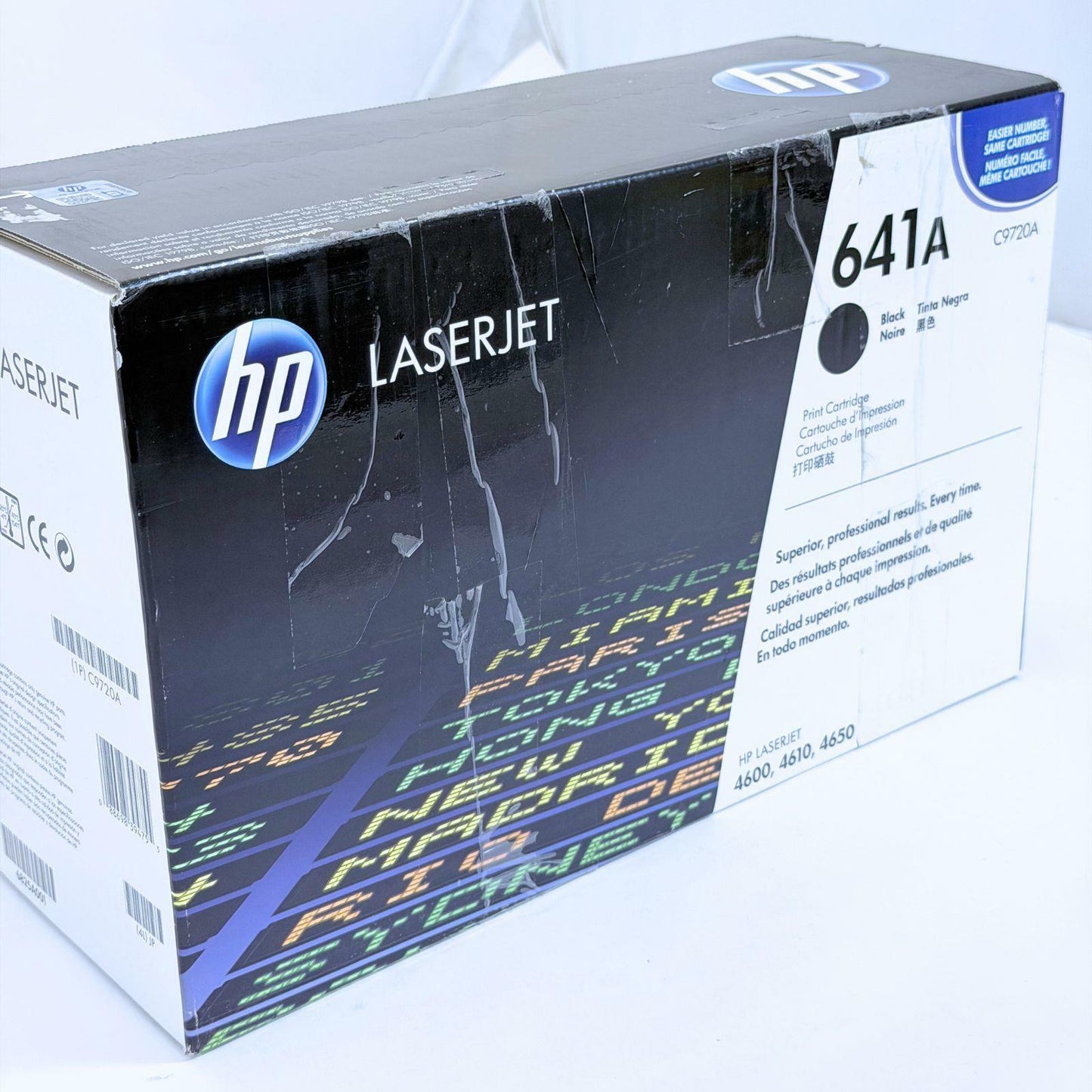 NEW Sealed Genuine HP C9720 Color LaserJet Toner Cartridge - Black