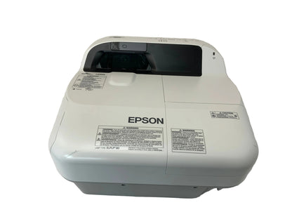 Epson PowerLite 585W H602A UST Projector 1500 Hours -NO Remote or Wall Mount!