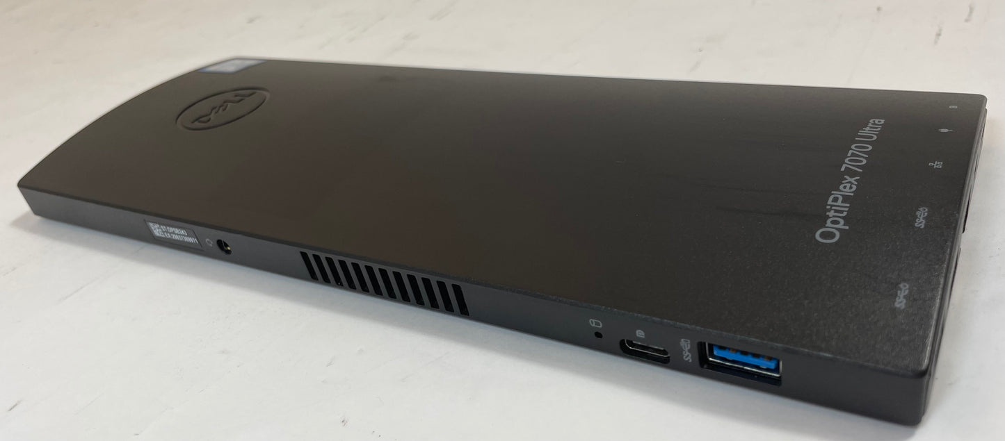DELL OptiPlex 7070 Ultra Core i7 8665U 256GB 16GB NVMe Windows 11 Pro -Good
