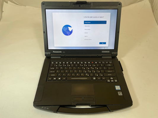 PANASONIC TOUGHBOOK FZ-55 14" Touchscreen Core i5-8365U 512GB 16GB Windows 11 -See Photos