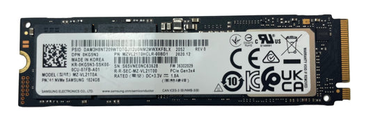 SAMSUNG MZ-VL21T0A 1TB NVMe M.2 SSD Model PM9A1 -Excellent