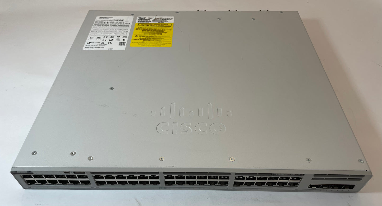 CISCO Catalyst 9300L Series 48-Port Ethernet Switch C9300L-48P-4G-E V01 -Good