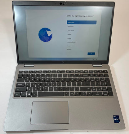 DELL PRECISION 3570 15" Laptop i5-1245U 16GB 256GB NVMe WIN11 Quadro T550 -Good