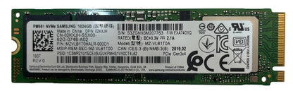 SAMSUNG MZ-VLB1T0A PM981 1024GB PCIe NVMe M.2 Internal Solid State Drive