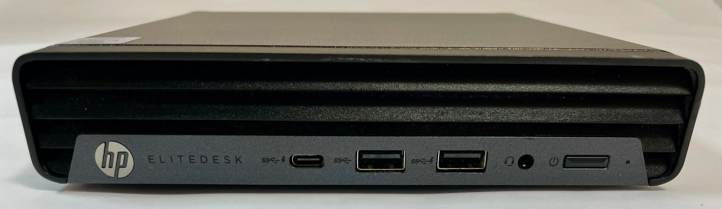 HP ELITEDESK 800 G6 Desktop Mini Core i5 10500T 8GB 256GB NVMe Windows 11 - Good