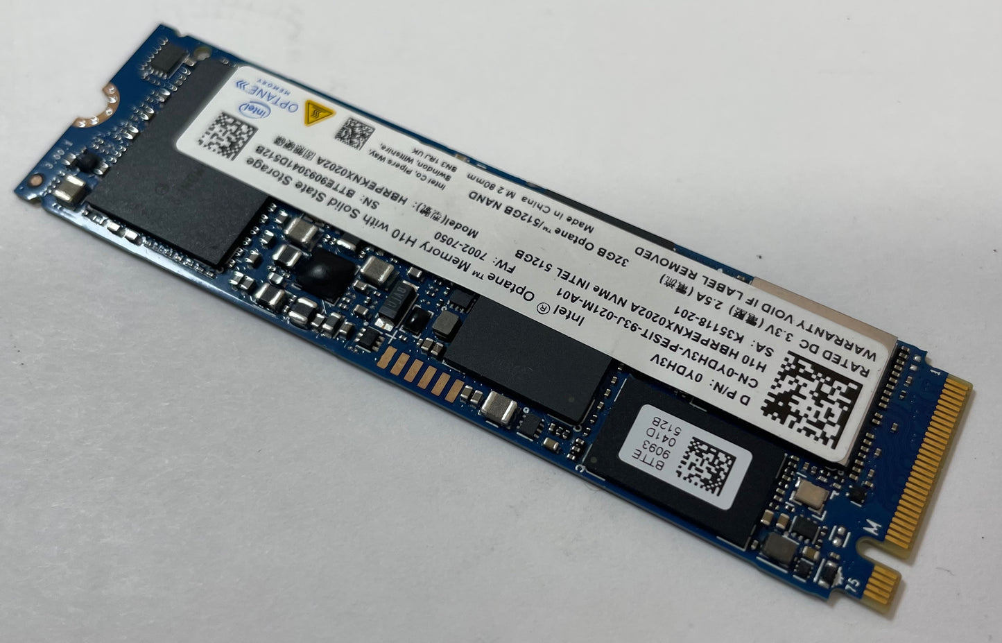 INTEL Optane Memory H10 HBRPEKNX0202A 512GB NAND M.2 SSD