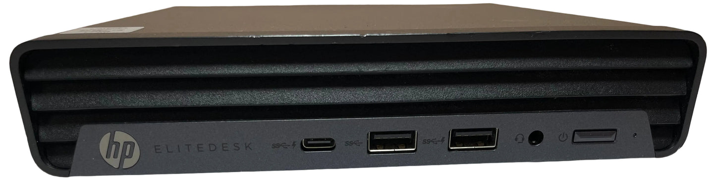 HP ELITEDESK 800 G6 Desktop Mini Core i5 10600T 8GB 128GB NVMe Windows 11 -Good