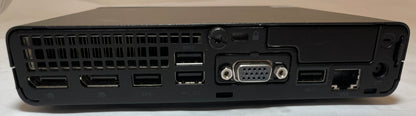 HP ELITEDESK 800 G6 Desktop Mini Core i5 10600T 8GB 128GB NVMe Windows 11 -Good