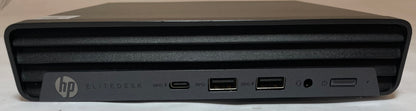 HP ELITEDESK 800 G6 Desktop Mini Core i5 10600T 8GB 256GB NVMe WIN11 -Very Good