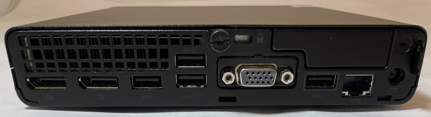 HP ELITEDESK 800 G6 Desktop Mini Core i5 10600T 8GB 256GB NVMe WIN11 -Very Good