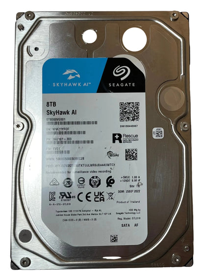 SEAGATE SkyHawk AI ST8000VE001 3.5" 8TB Internal Surveillance SATA HDD