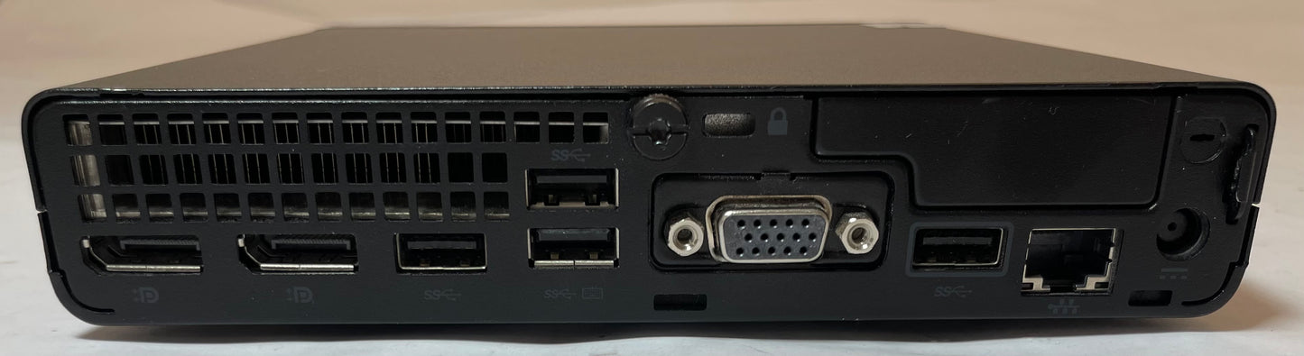 HP ELITEDESK 800 G6 Desktop Mini Core i5 10600T 8GB 256GB NVMe Windows 11 -Good