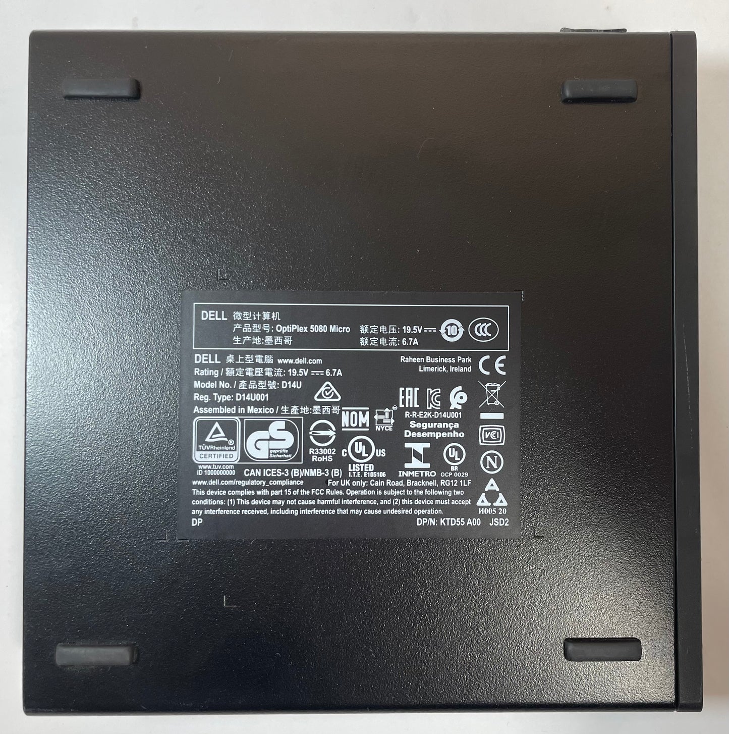 DELL OPTIPLEX 5080 MFF Intel Core i7 10700T 8GB 512GB NVMe W11 -Very Good