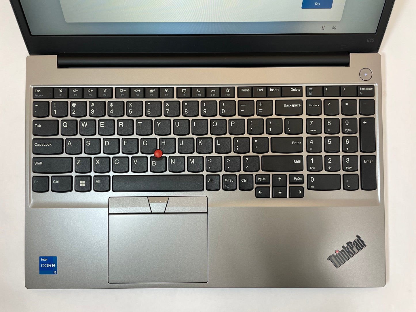 LENOVO THINKPAD E15 GEN 4 15" Laptop Core i5 1235U 8GB 256GB NVMe WIN11 -Good
