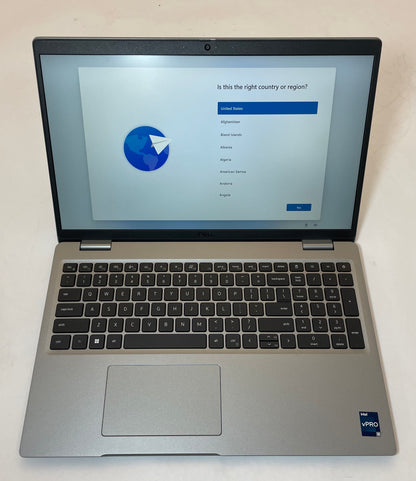 DELL PRECISION 3570 15" Laptop i5-1245U 16GB 256GB NVMe WIN11 Quadro T550 -Good