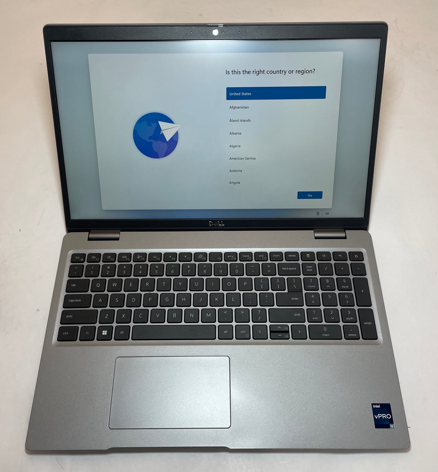 DELL PRECISION 3570 15" Laptop i5-1245U 16GB 256GB NVMe W11 Quadro T550-VeryGood