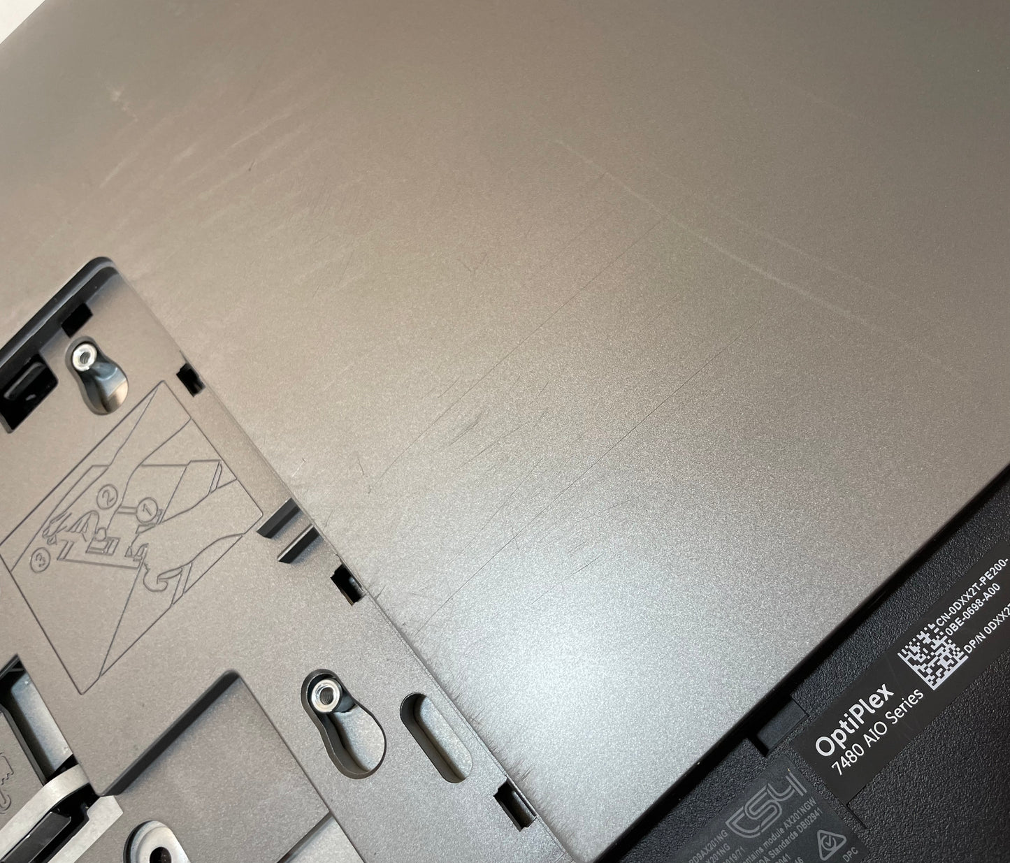 DELL OPTIPLEX 7480 23" Touch AIO Core i5 10500 8GB 256GB NVMe WIN11 -NO STAND