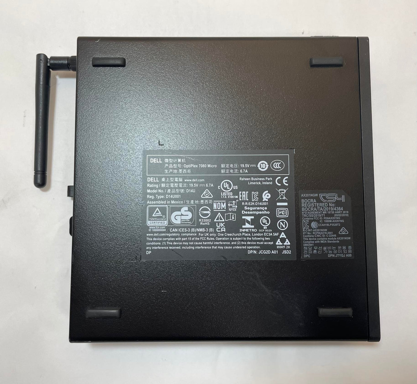 DELL OPTIPLEX 7080 MFF Core i5 10500T 16GB 512GB NVMe Windows 11 Enterprise-Good