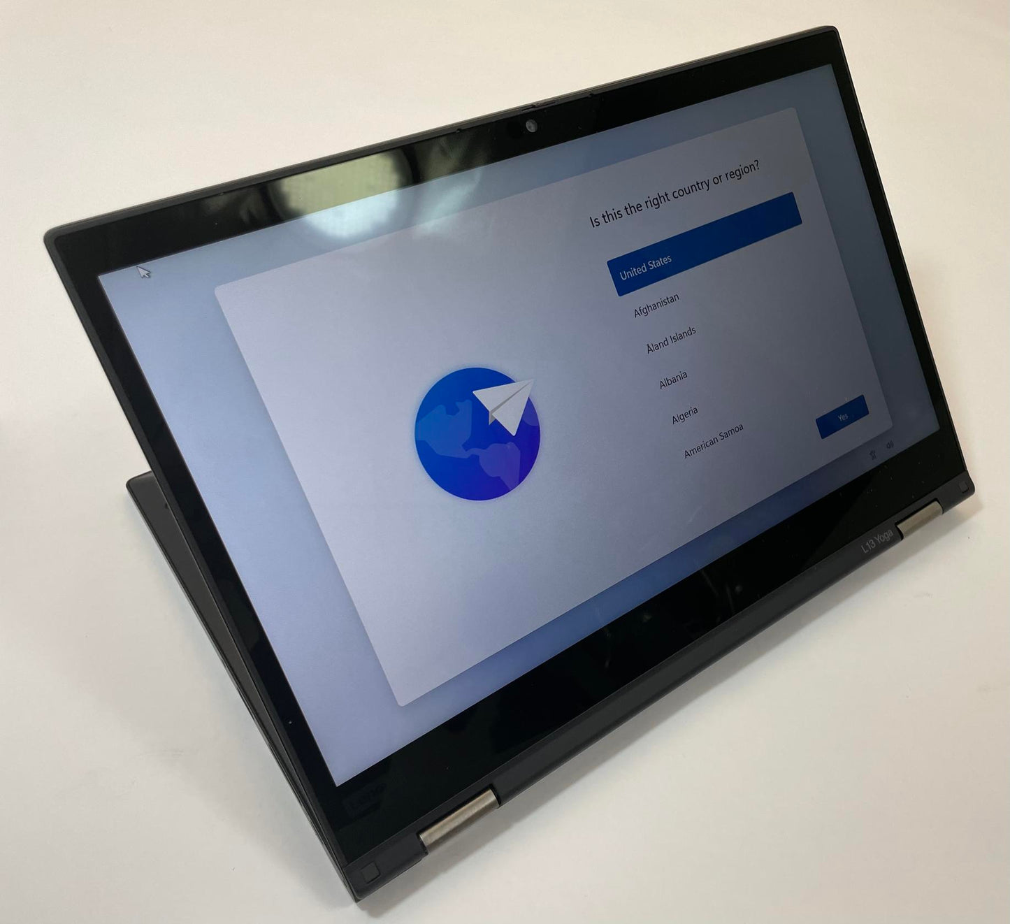 LENOVO THINKPAD L13 YOGA GEN2 13" 2n1 Laptop Core i5 1145G7 16GB 256GB W11 -READ