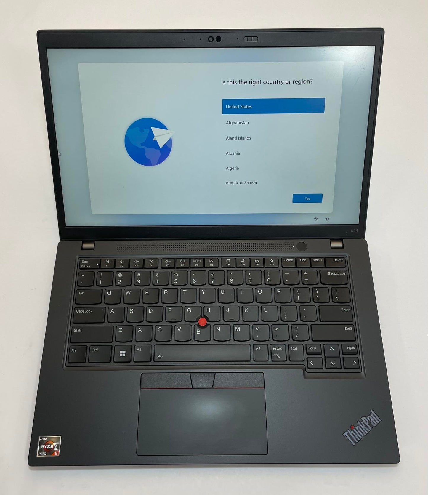 LENOVO THINKPAD L14 GEN 3 14" Laptop AMD Ryzen 5 PRO 5675U 16GB 256GB NVMe WIN11