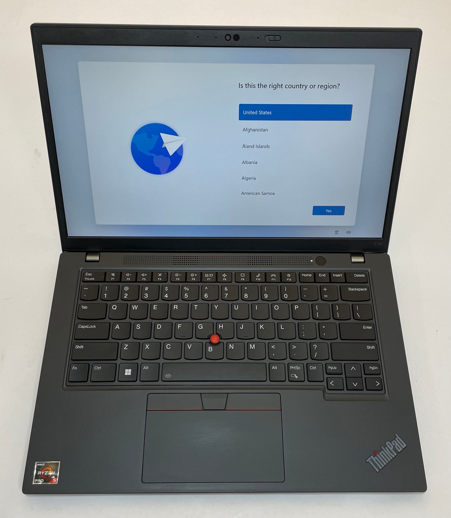 LENOVO THINKPAD L14 GEN 3 14" Laptop Ryzen 5 PRO 5675U 16GB 256GB W11 -Very Good