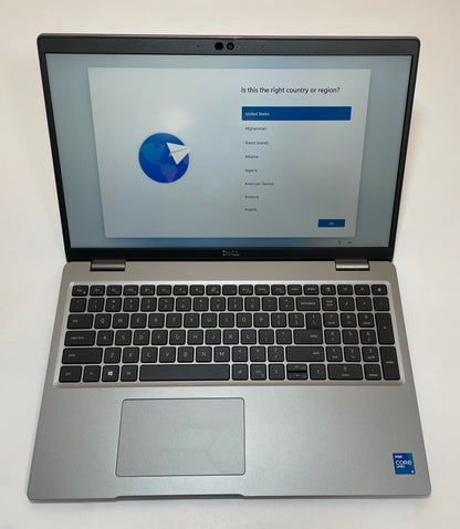 DELL LATITUDE 5520 15" Laptop Core i5 1145G7 16GB 256GB SSD Windows 11-Very Good