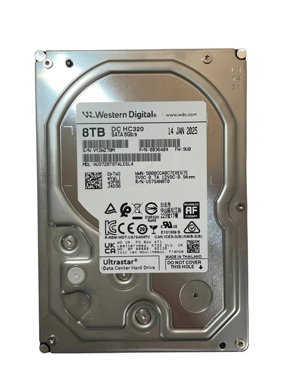 Western Digital Ultrastar HUS728T8TALE6L4 8TB 3.5" SATA Internal Datacenter HDD