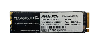 TEAM GROUP TM8FP6001T0C101 1TB PCIe NVMe M.2 Internal Solid State Drive