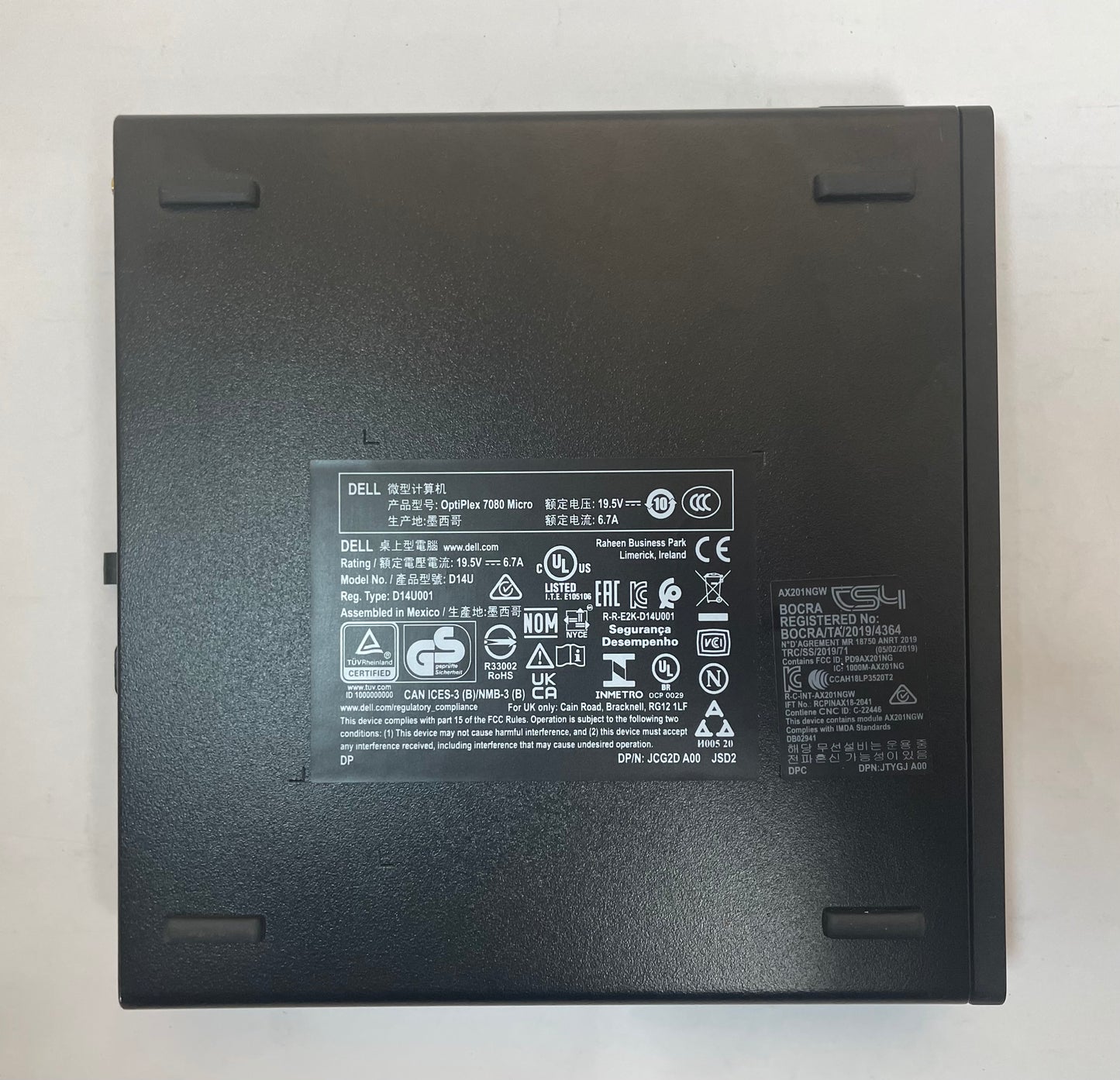 DELL OPTIPLEX 7080 MFF Core i7 10700T 16GB 128GB NVMe Windows 11
