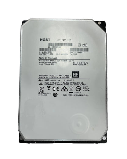 HGST HUH728080ALE604 8TB 3.5" SATA 6Gb/s Internal HDD