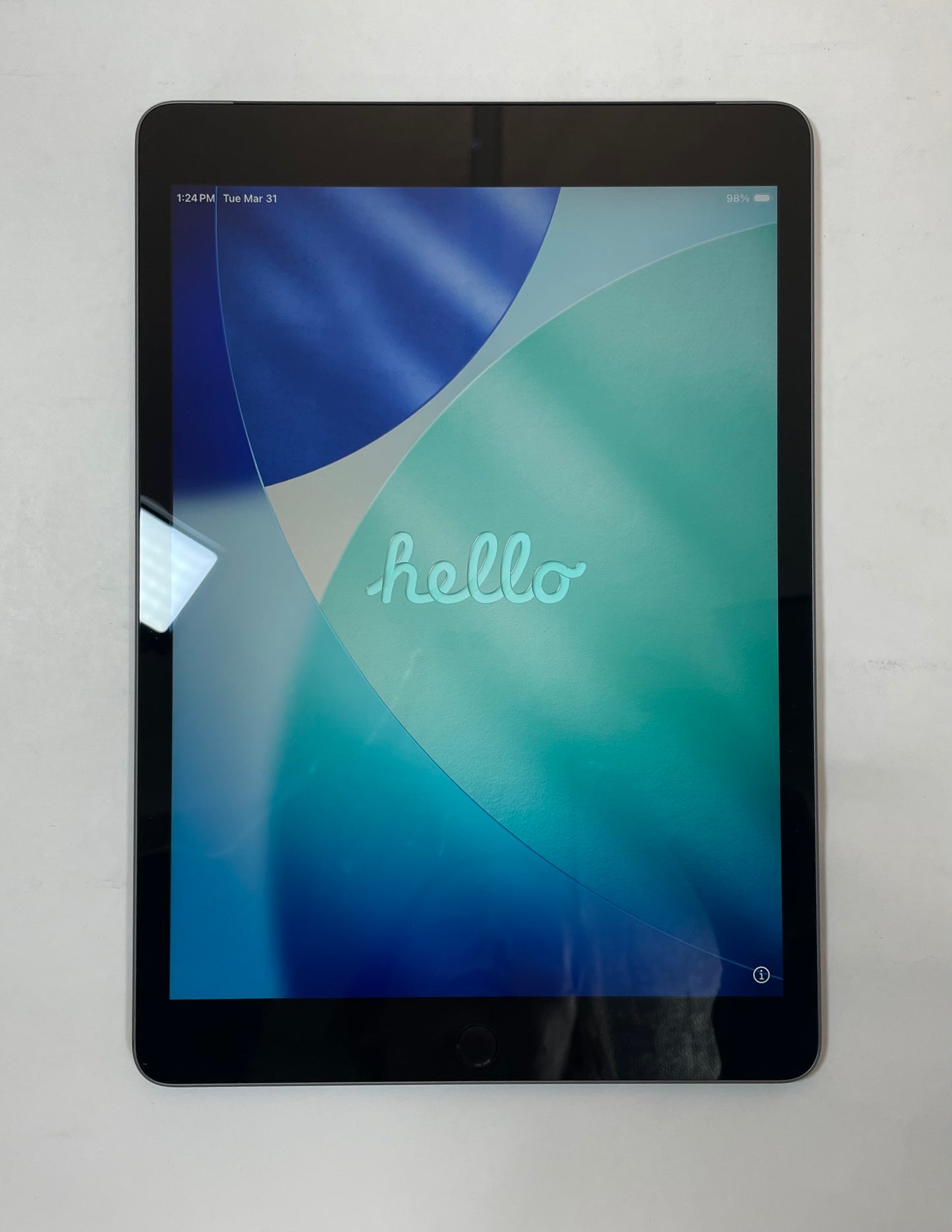 APPLE iPad 9th Gen A2603 10.2" 64GB Wi-Fi + Cellular Gray iOS -Good