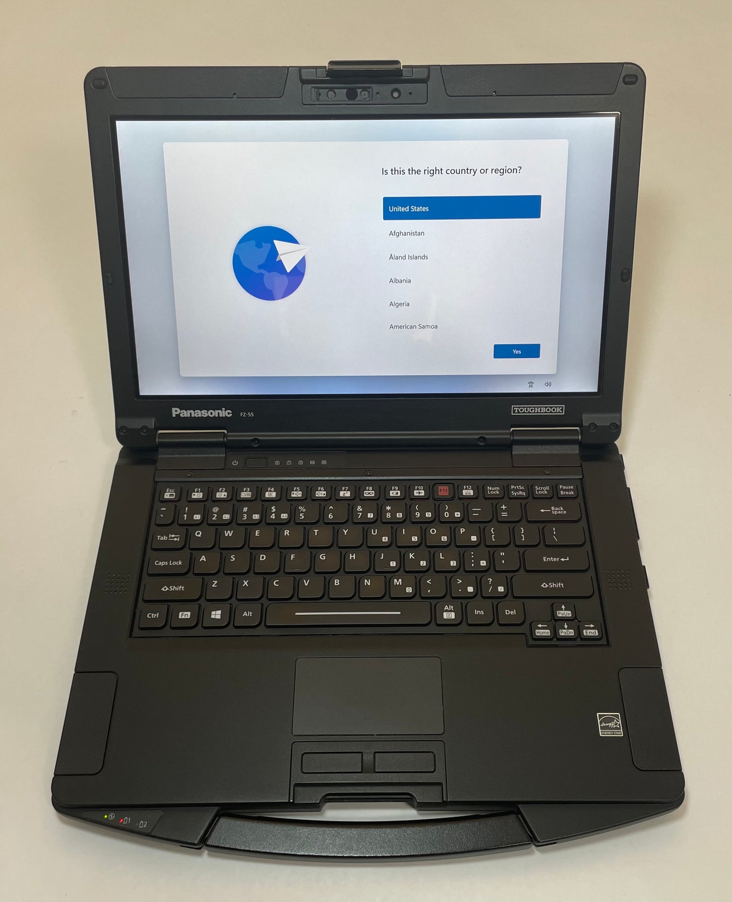 PANASONIC TOUGHBOOK FZ-55 14" Touchscreen Laptop i5-8365U 16GB 512GB W11P -Good