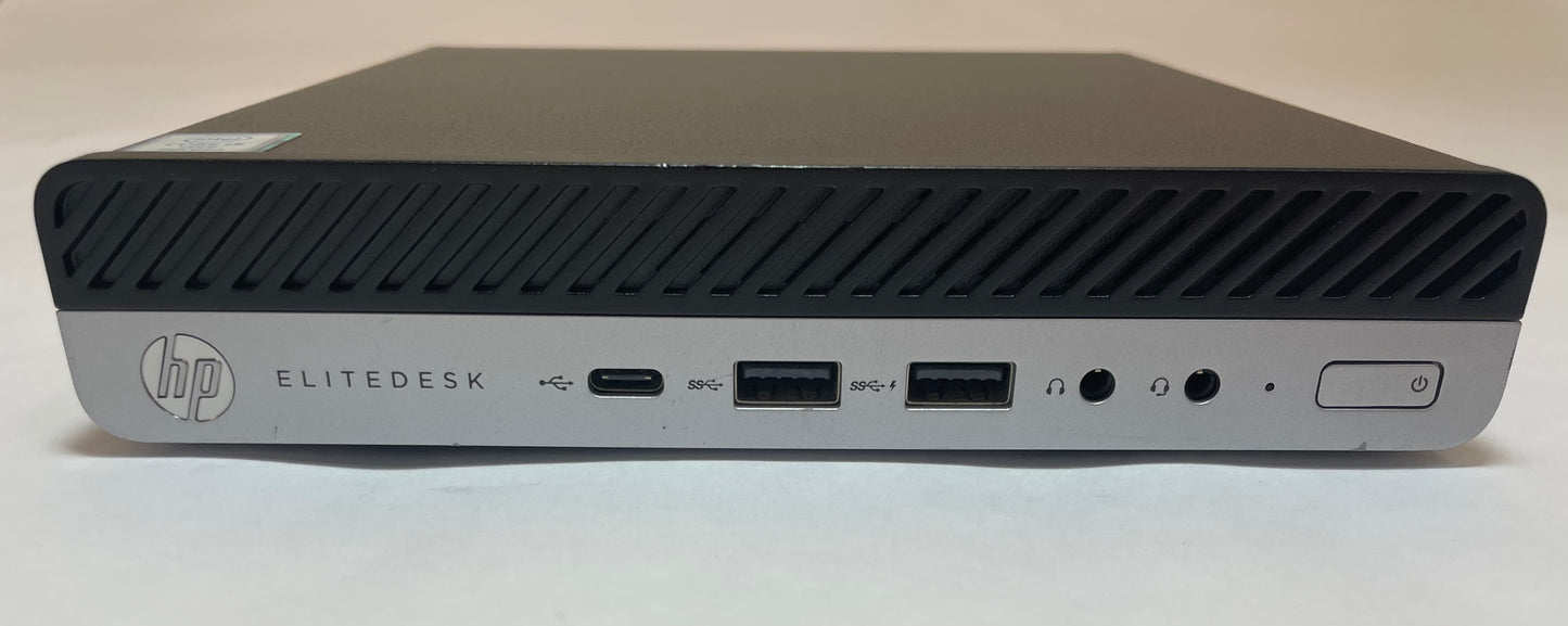 HP ELITEDESK 800 G5 Desktop Mini Core i5 9600T 8GB 256GB SSD Windows 11 -Good