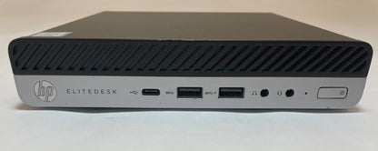 HP ELITEDESK 800 G5 Desktop Mini Core i5 9600T 8GB 256GB SSD Windows 11 -Good
