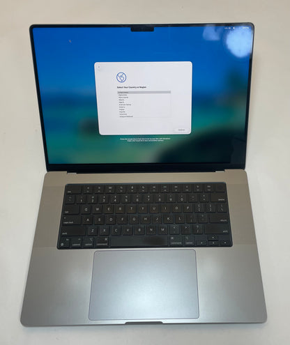 APPLE MacBook Pro A2485 2021 16" Apple M1 Pro 16GB 512GB SSD Gray Tahoe -Good