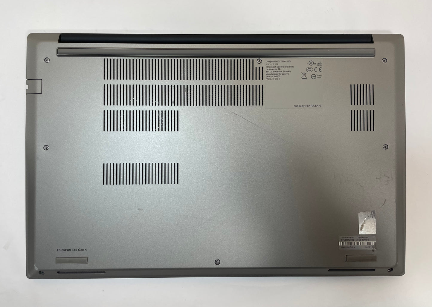 LENOVO THINKPAD E15 GEN 4 15" Laptop Core i5 1235U 16GB 256GB NVMe WIN11 -Good