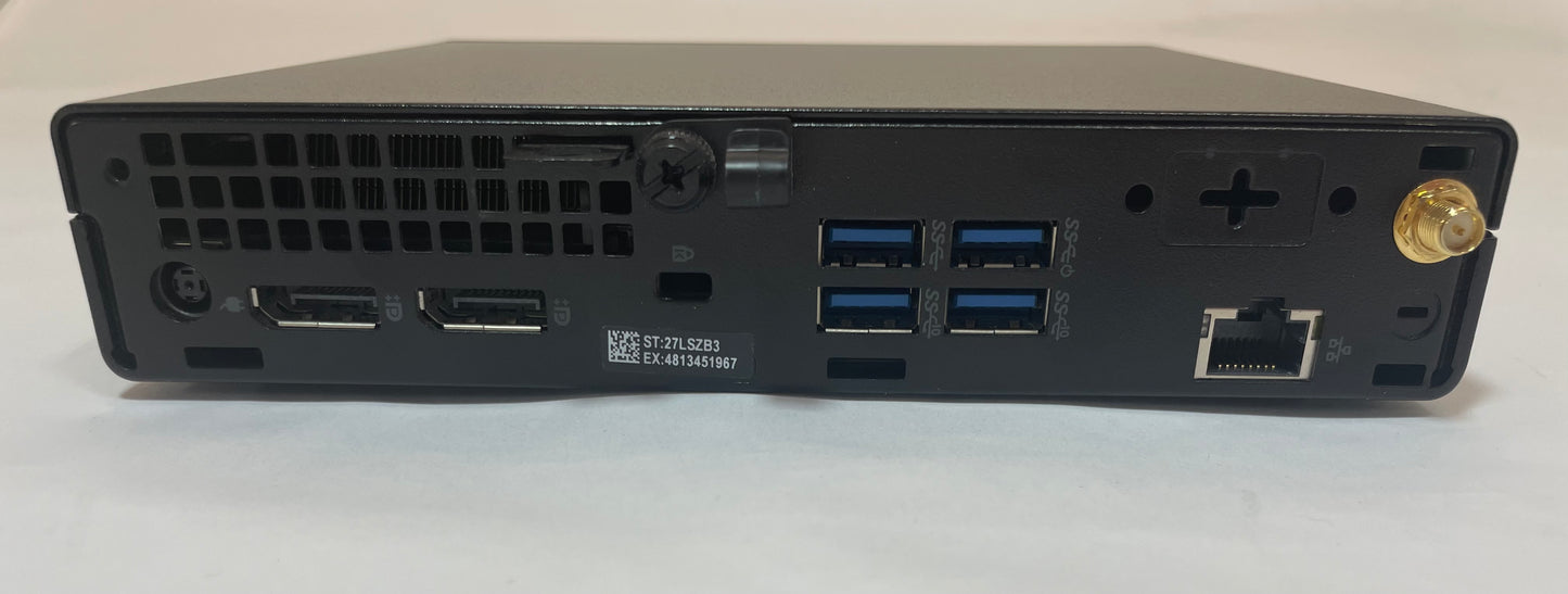 DELL OPTIPLEX 7080 MFF Intel Core i7 10700 16GB 256GB Windows 11 Pro -Very Good