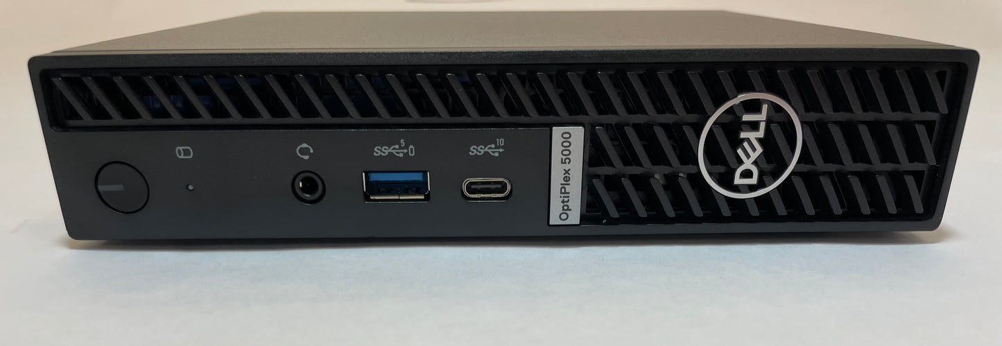 DELL OPTIPLEX 5000 MFF Core i5-12500T 16GB 256GB NVMe Windows 11 -Excellent