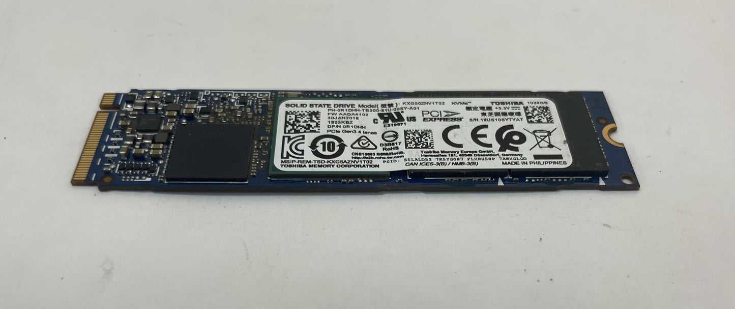 TOSHIBA KXG50ZNV1T02 1TB NVMe Internal Solid State Drive