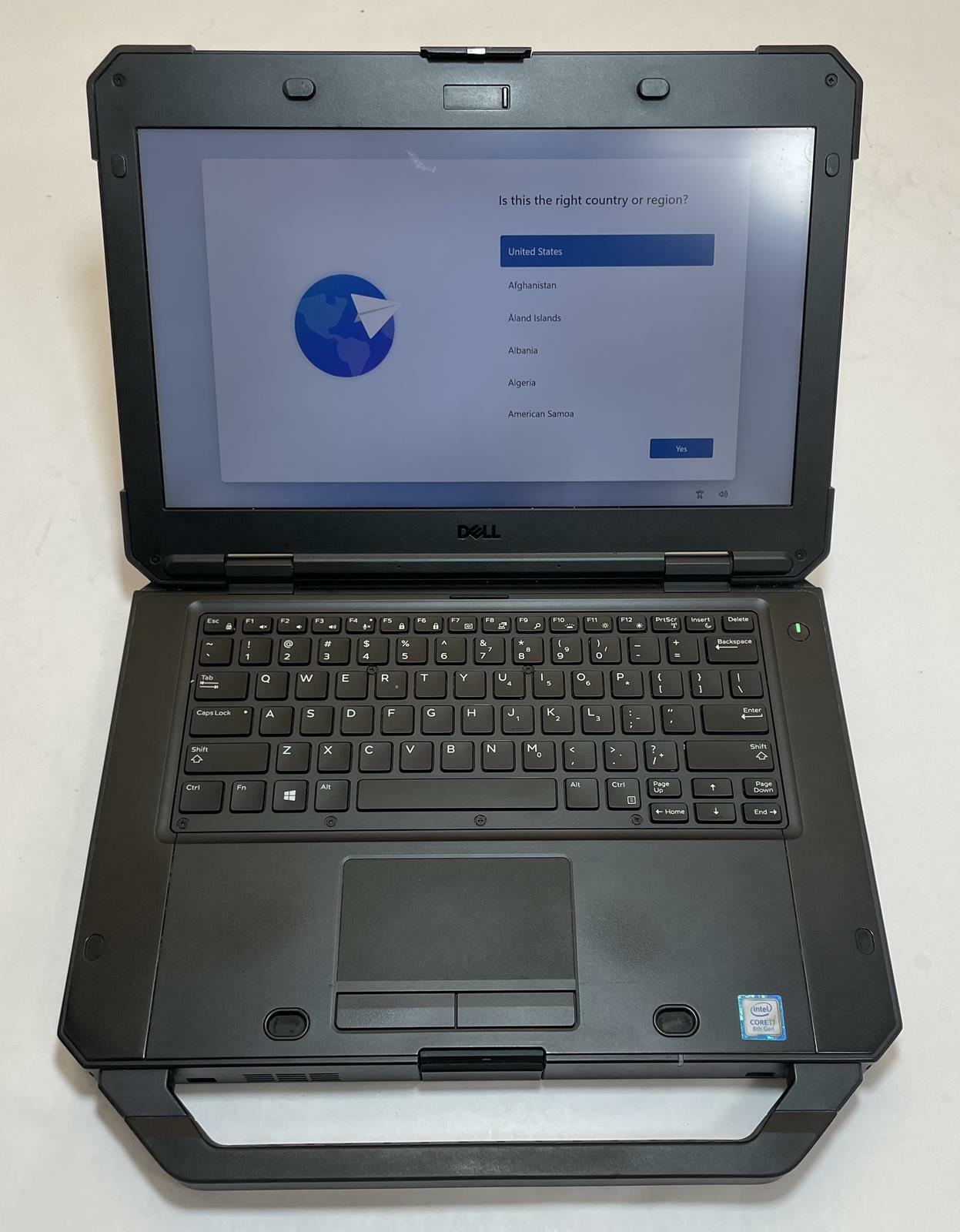 DELL LATITUDE 5424 RUGGED 14" Laptop Core i7 8650U 32GB 512GB NVMe Windows 11