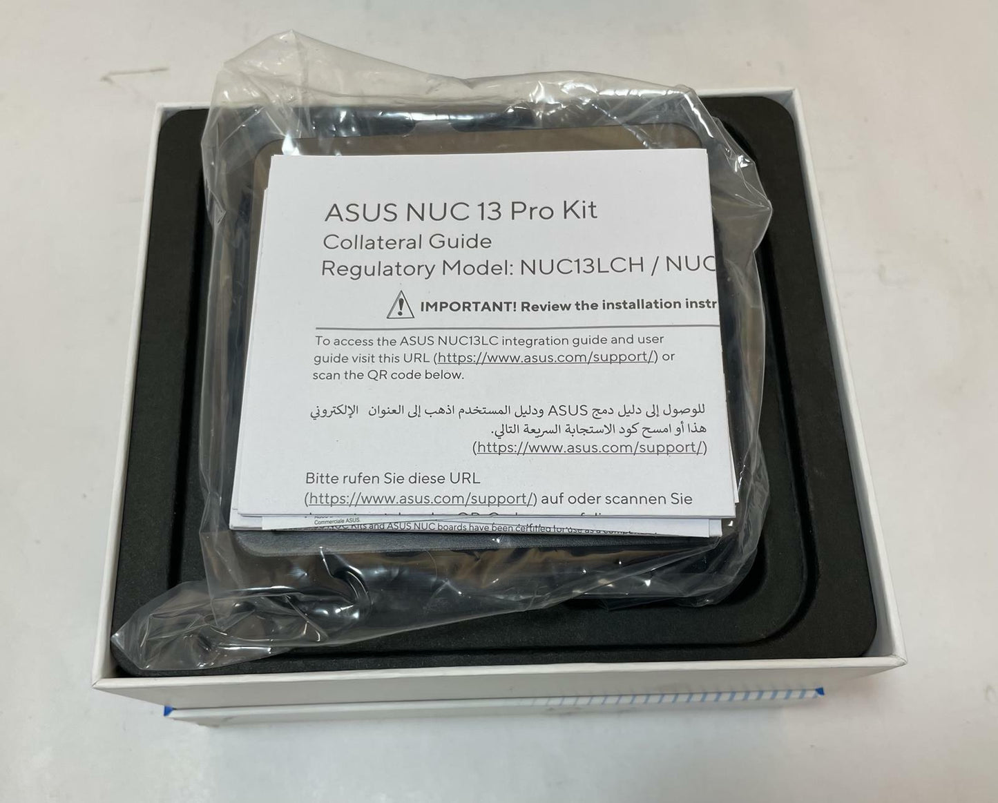 ASUS NUC 13 Pro NUC13L3H-B UCFF Core i5-1350P 16GB 512GB NVMe WIN11 -Excellent