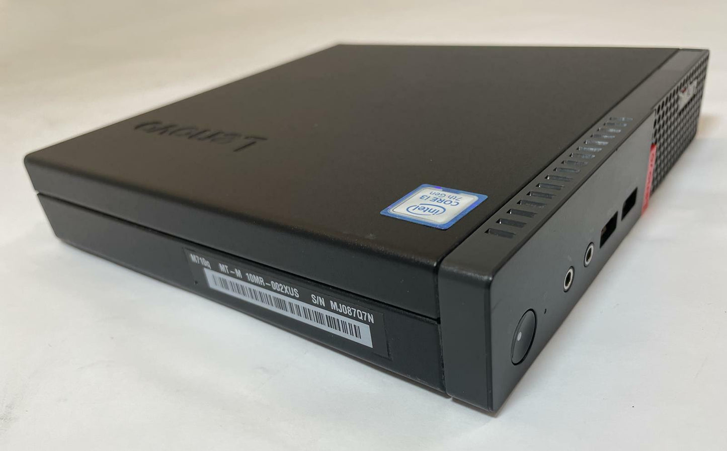 LENOVO THINKCENTRE M710Q Tiny Desktop i3 7100T 8GB 128GB NVMe NO OS -SEE PHOTOS