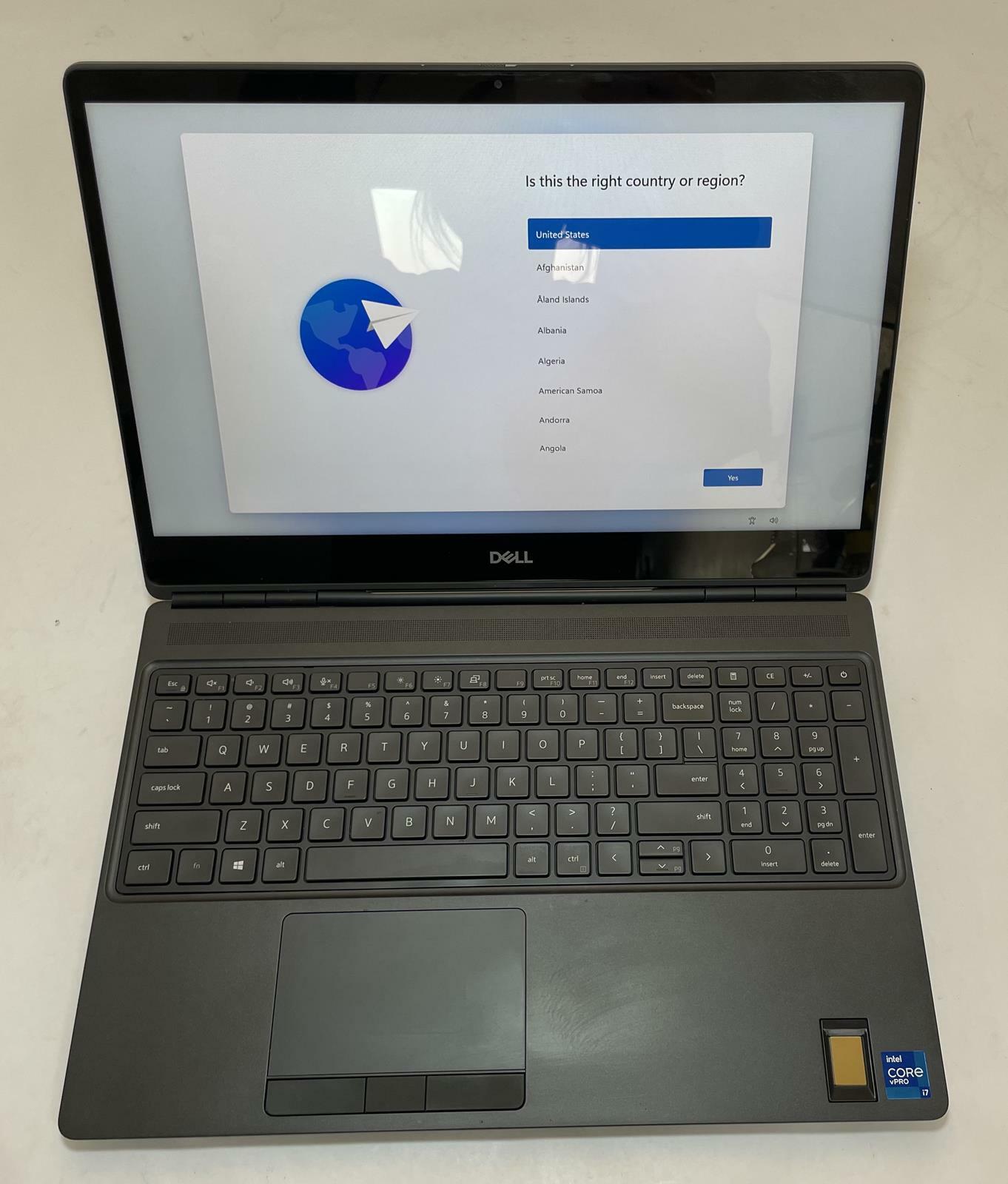 DELL PRECISION 7560 15" Touch Laptop Core i7 11850H 32GB 512GB NVMe WIN11 -READ