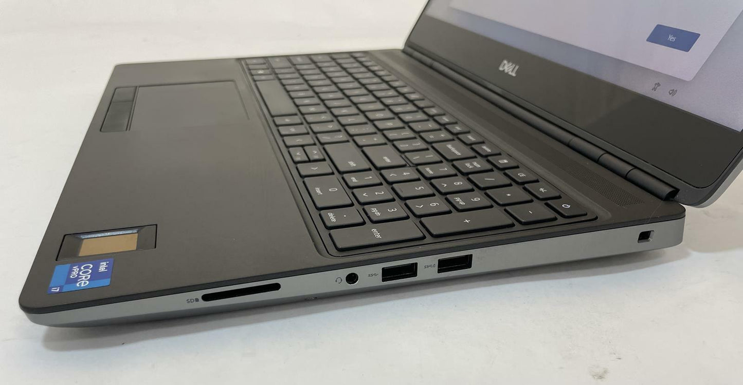 DELL PRECISION 7560 15" Touch Laptop Core i7 11850H 32GB 512GB NVMe WIN11 -READ