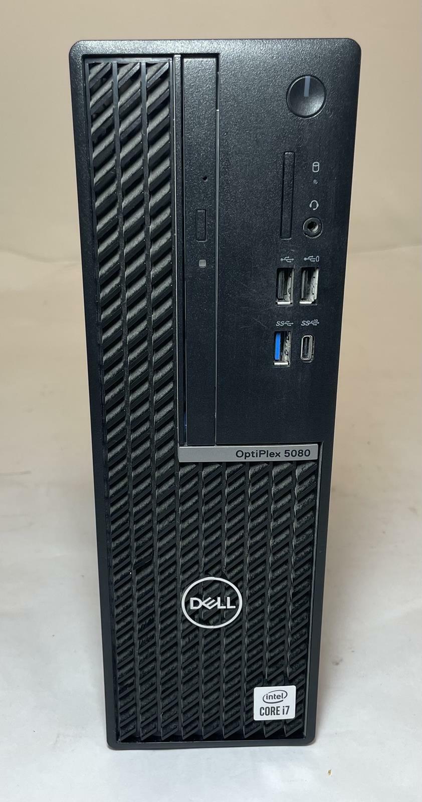 DELL OPTIPLEX 5080 SFF Core i7-10700 16GB 256GB NVMe Windows 11 -Very Good