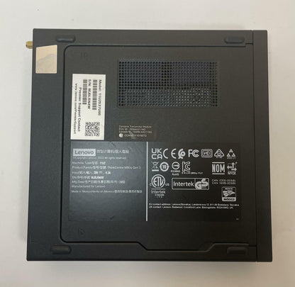 LENOVO THINKCENTRE M80Q GEN3 Tiny Desktop i5-12500T 16GB 256GB NVMe W11-VeryGood
